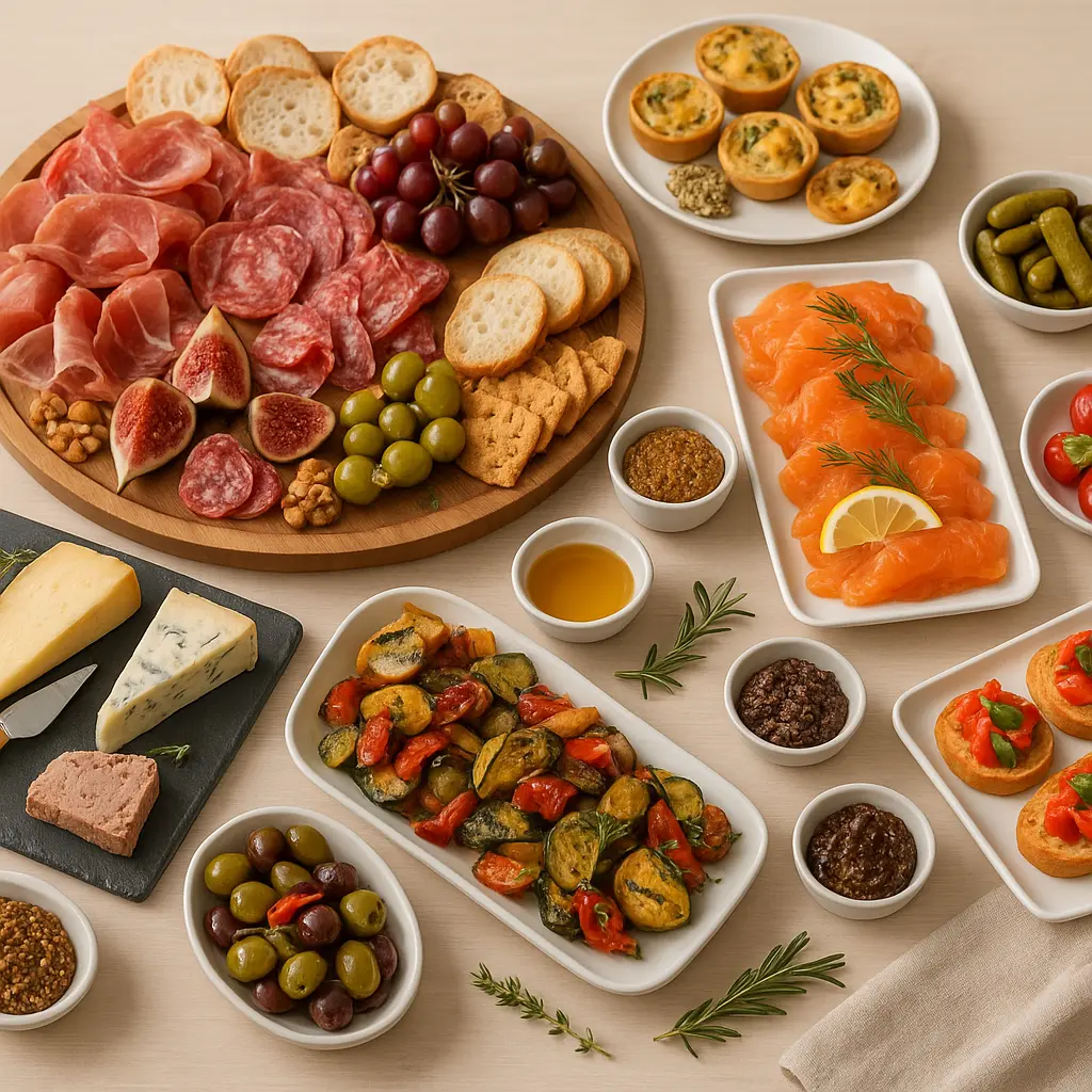 Catering-Platten für Corporate Event